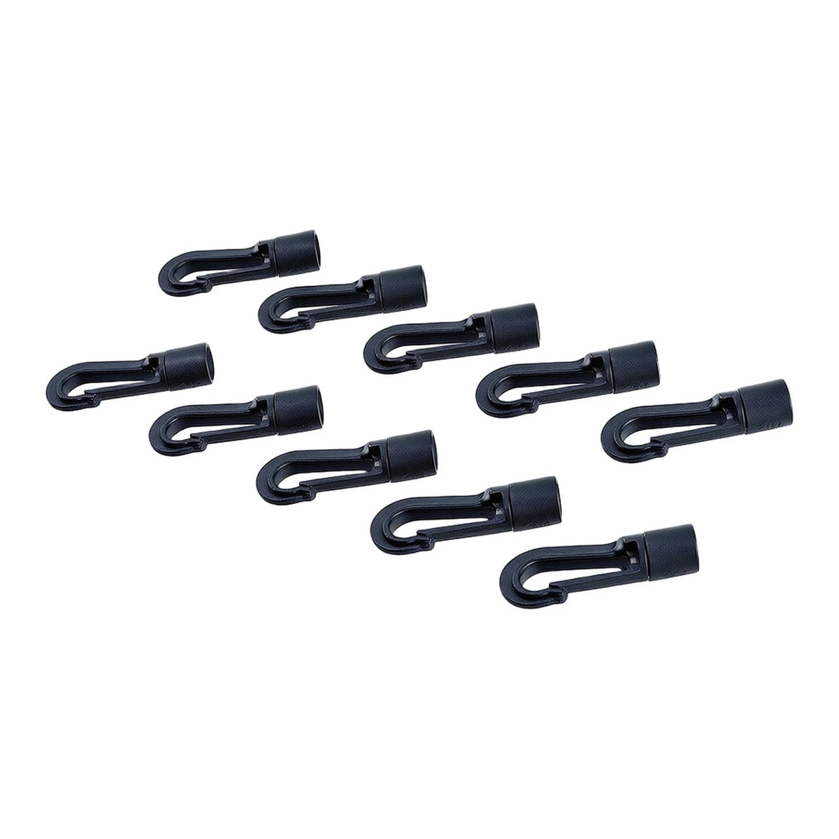 Pack of 10 Plastic Hooks for Bungee Elastic Shock Cord
