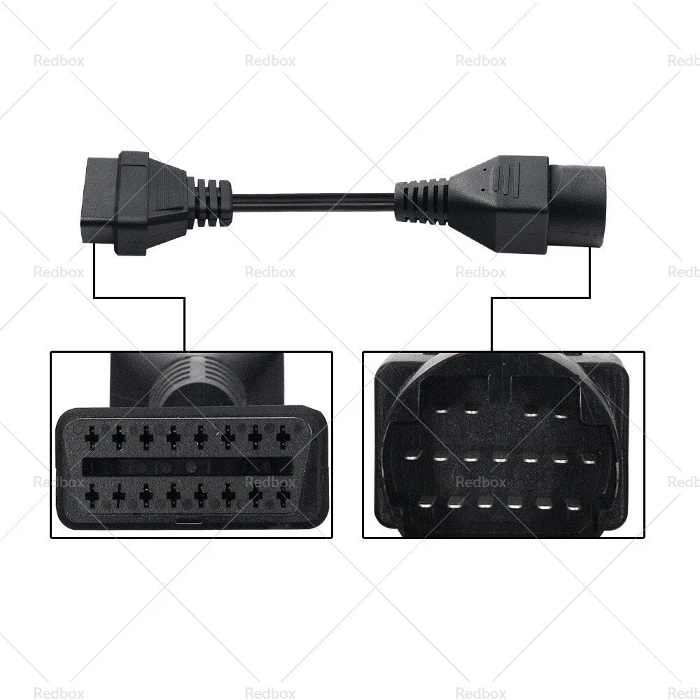 OBD2 Diagnostic Cable 17 Pin to 16 Pin for Mazda