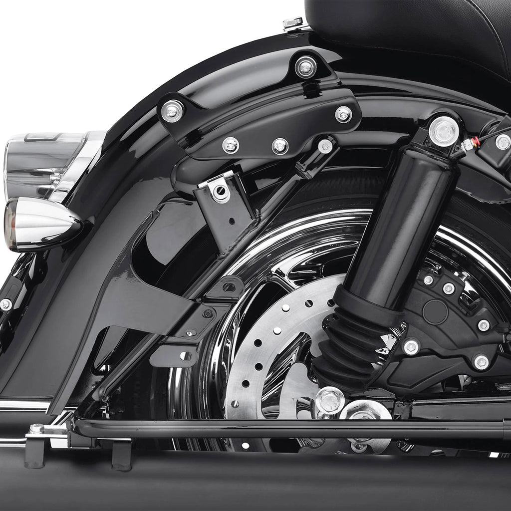 4 Point Docking Hardware Kit for Harley Touring Glide (2009–2025) Chrome/Black