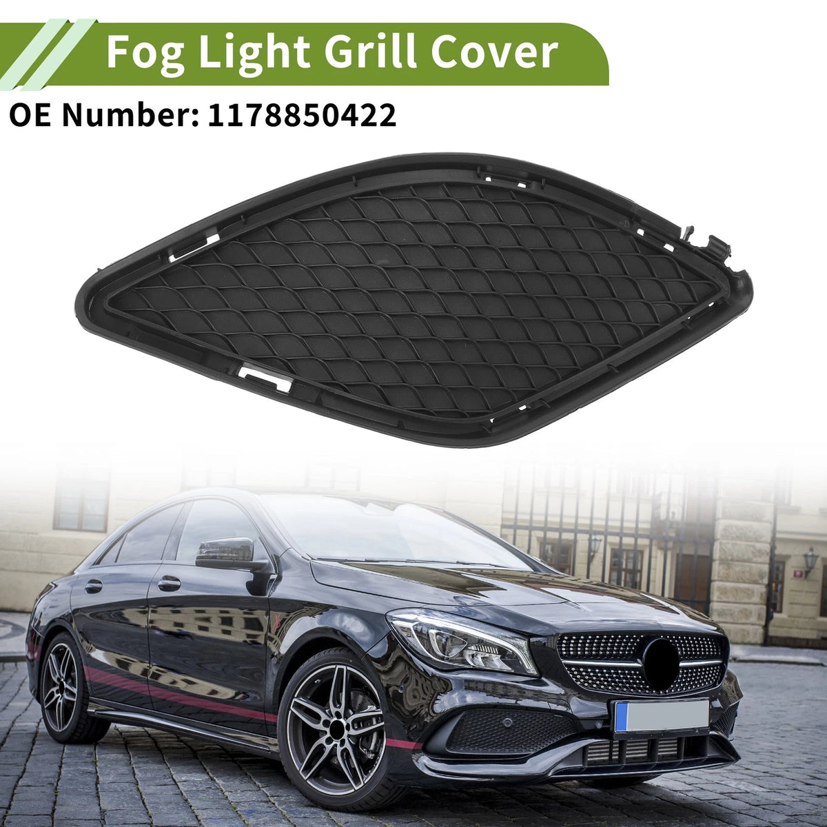 Front Right Fog Light Grill Replacement for Mercedes-Benz (2005–2015)