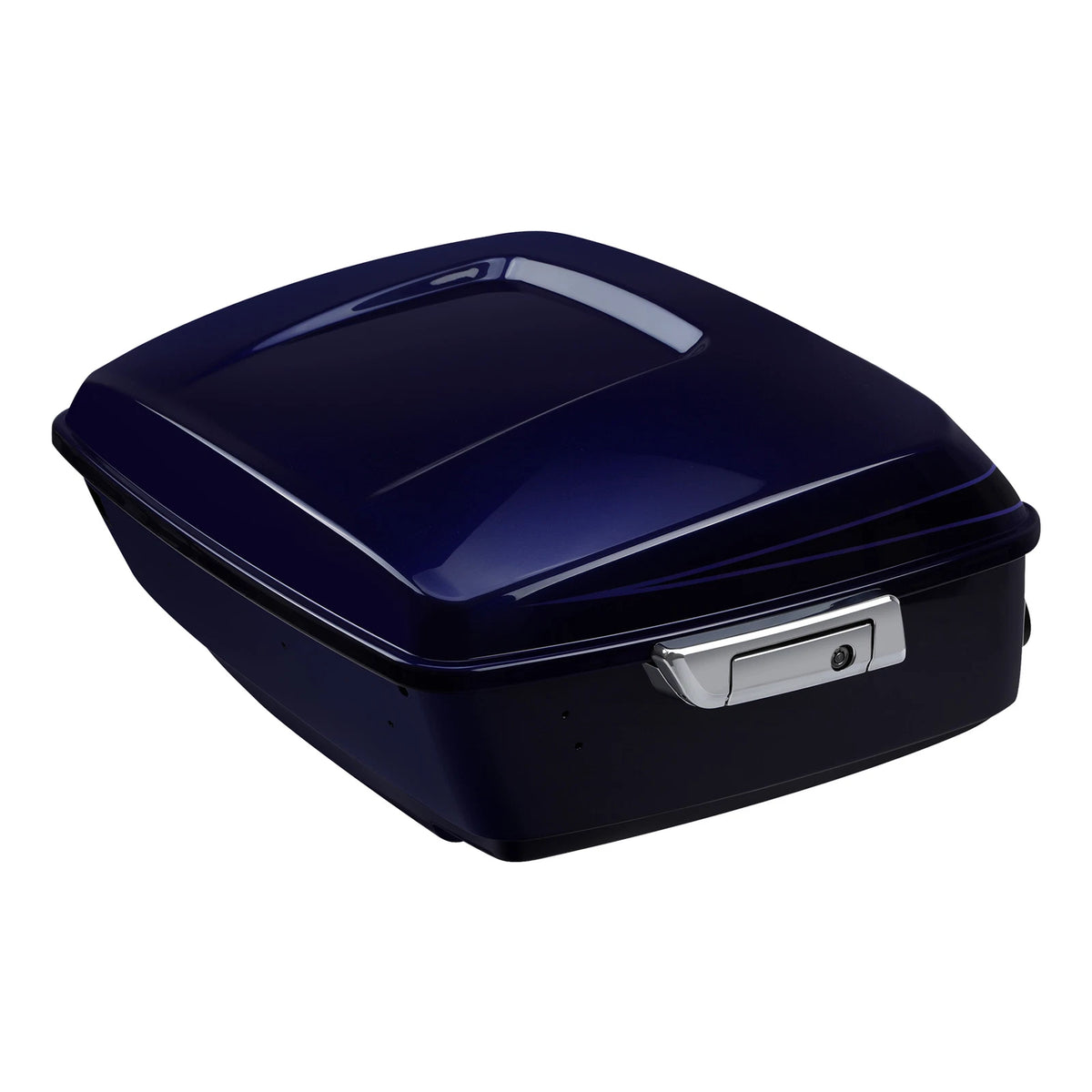 King Trunk for Harley Street Glide (2014–2024) Zephyr Blue/Black Sunglo