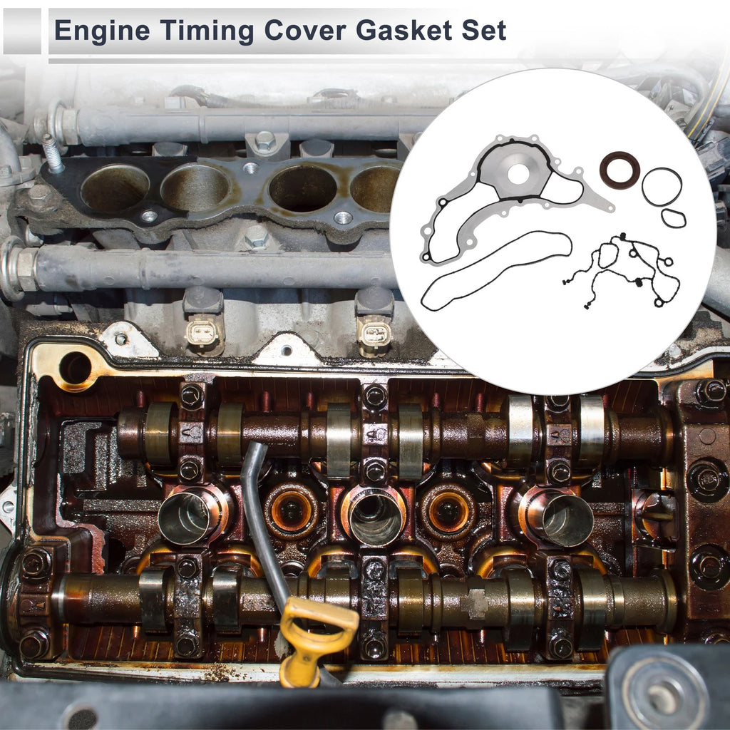 Engine Timing Cover Gasket Set Replacement for Dodge Challenger (2011–2016)