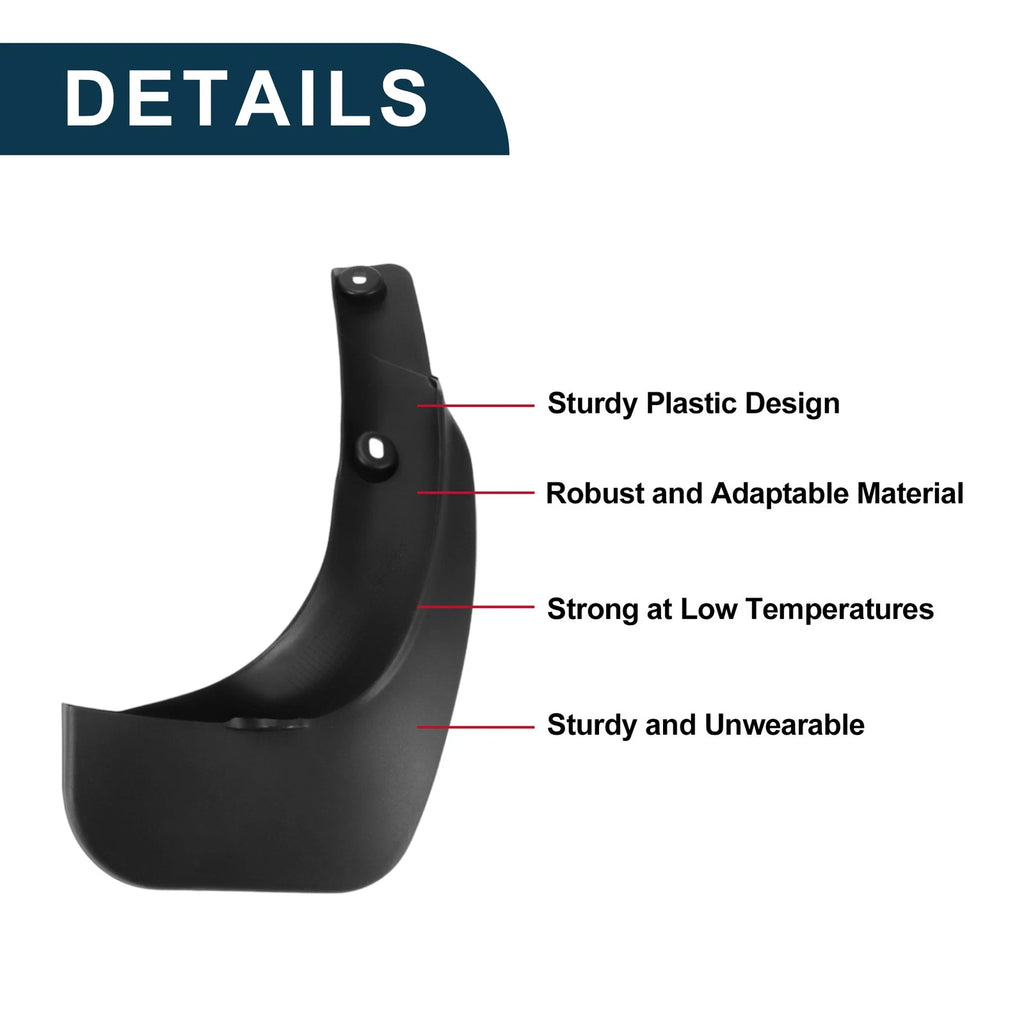 Mud Flaps Splash Guards 1 Set Replacement for Toyota Innova (2007–2010)