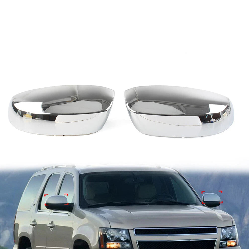 Rear View Mirror Cover For Chevrolet Silverado Avalanche For GMC Sierra Yukon