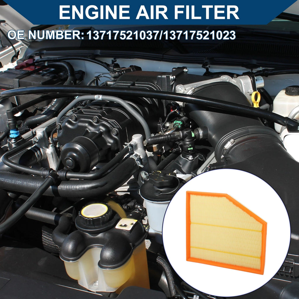 Engine Air Filter Replacement for BMW 545i Base 4.4L (2004–2005)