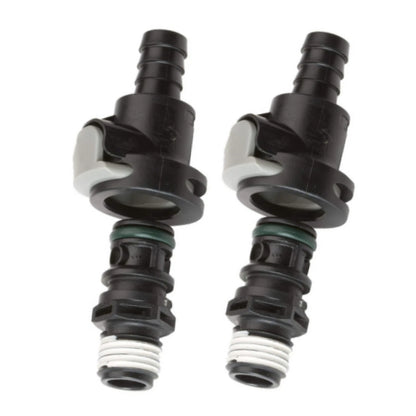 2Pcs Sprayless Connector with Thread Sealant for Universal Applications