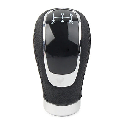 5 Speed Manual Gear Shift Lever Head for Universal Cars - Black