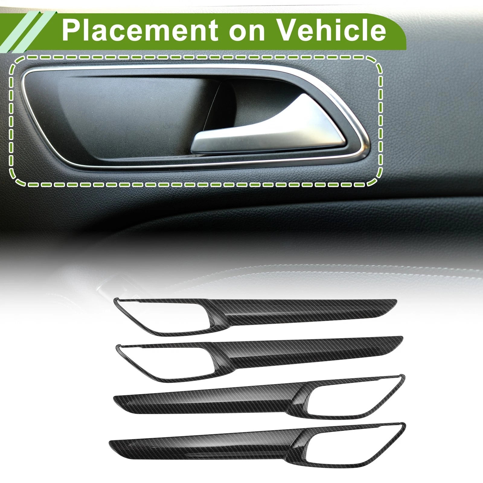Interior Door Handle Bowl Cover Trim Replacement for Mazda CX-5 (2017–2023)