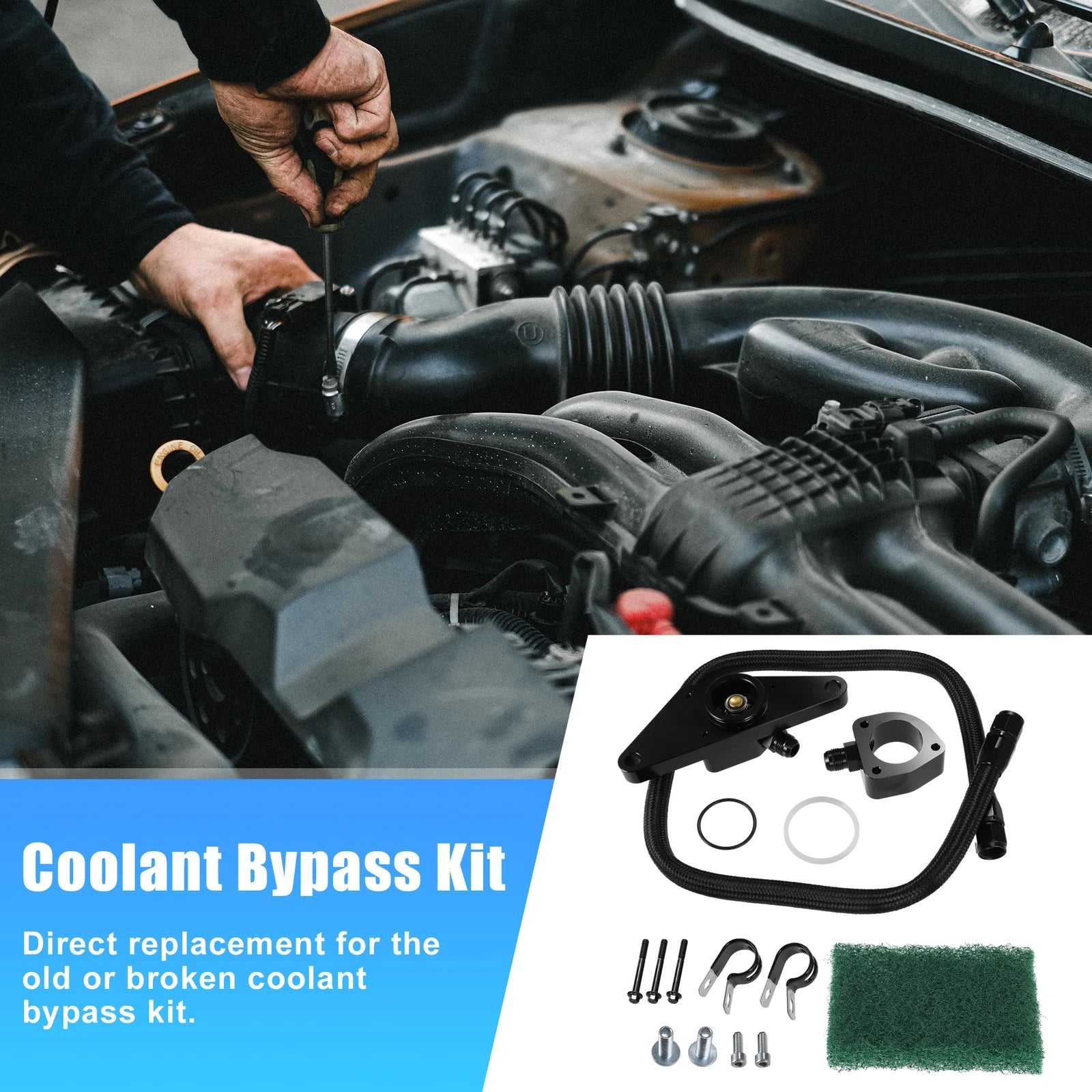 Coolant Bypass Kit Replacement for Dodge Ram 6.7L (2007–2018)