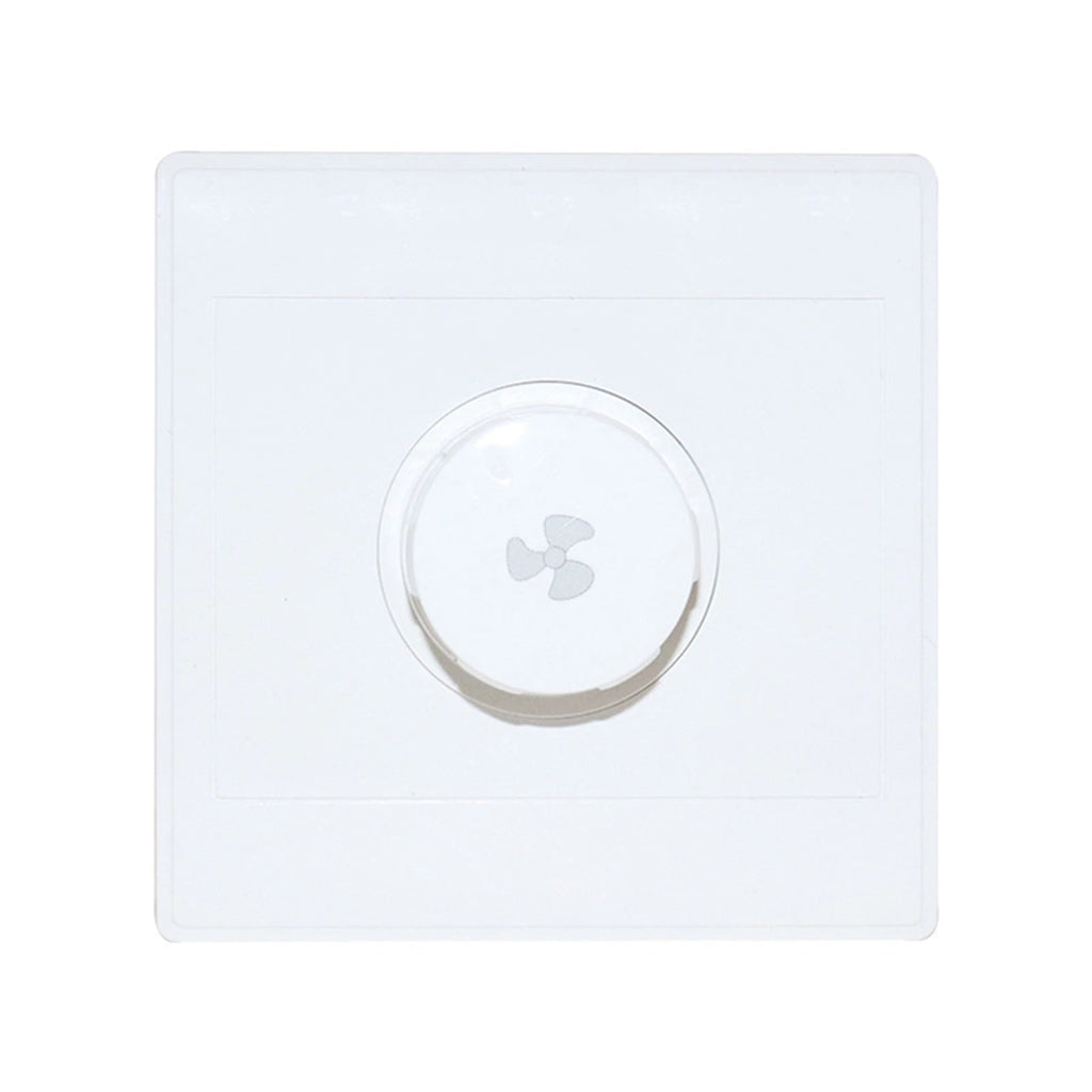 86x86mm White Fan Dimmer Switch for Ceiling Exhaust Fan