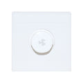 86x86mm White Fan Dimmer Switch for Ceiling Exhaust Fan