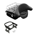 Chopped Trunk Backrest Pad Mount Rack for Harley Touring FLHT (1997–2008)