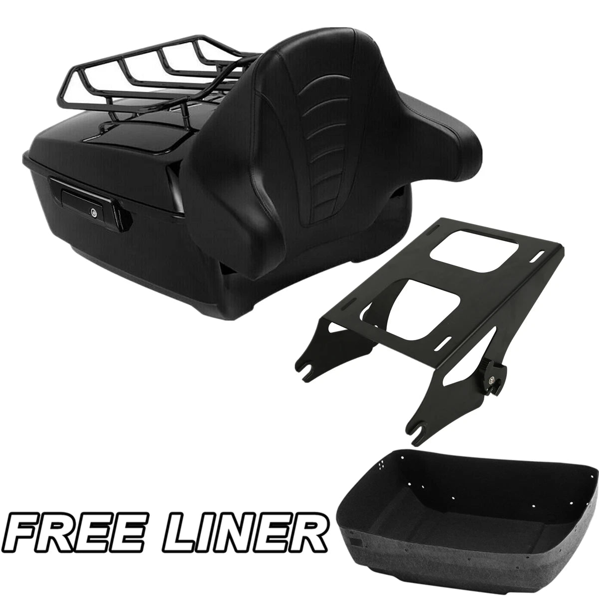 Trunk Backrest Pad for Harley Touring (2014–2025)