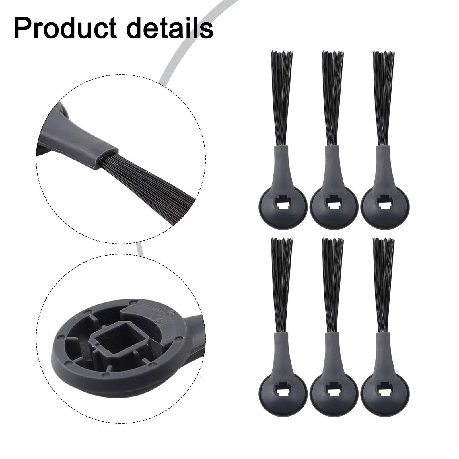 6 Replacement Side Brushes for Shark Robots
