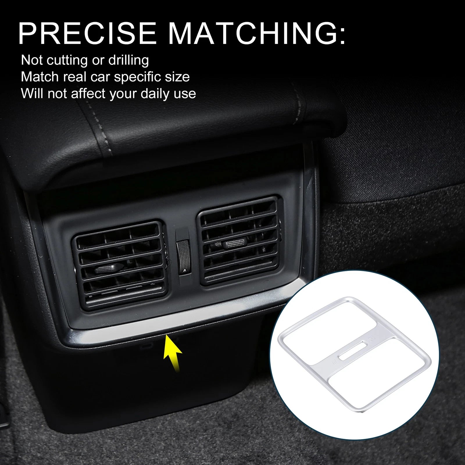 Rear Air Conditioner Panel Cover Replacement for Honda Vezel RV3-6 (2014–2022)