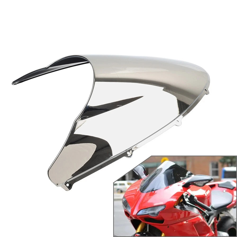 Silver Front Wind Deflector for Ducati 848 1098 1198 (2007–2011)