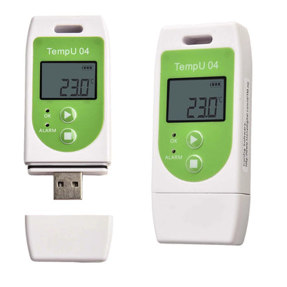 USB temperature data logger for precise temperature analysis