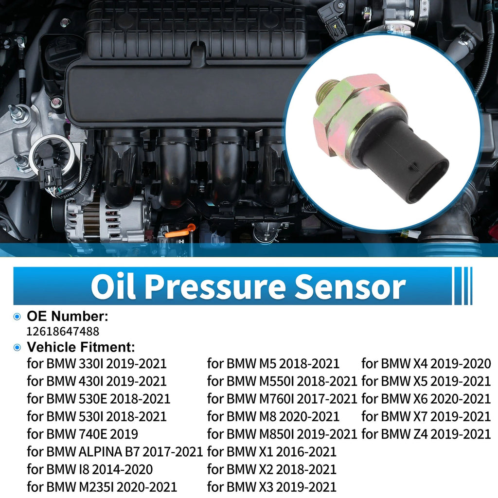 Engine Oil Pressure Sensor Replacement for BMW 330i (2019–2021)