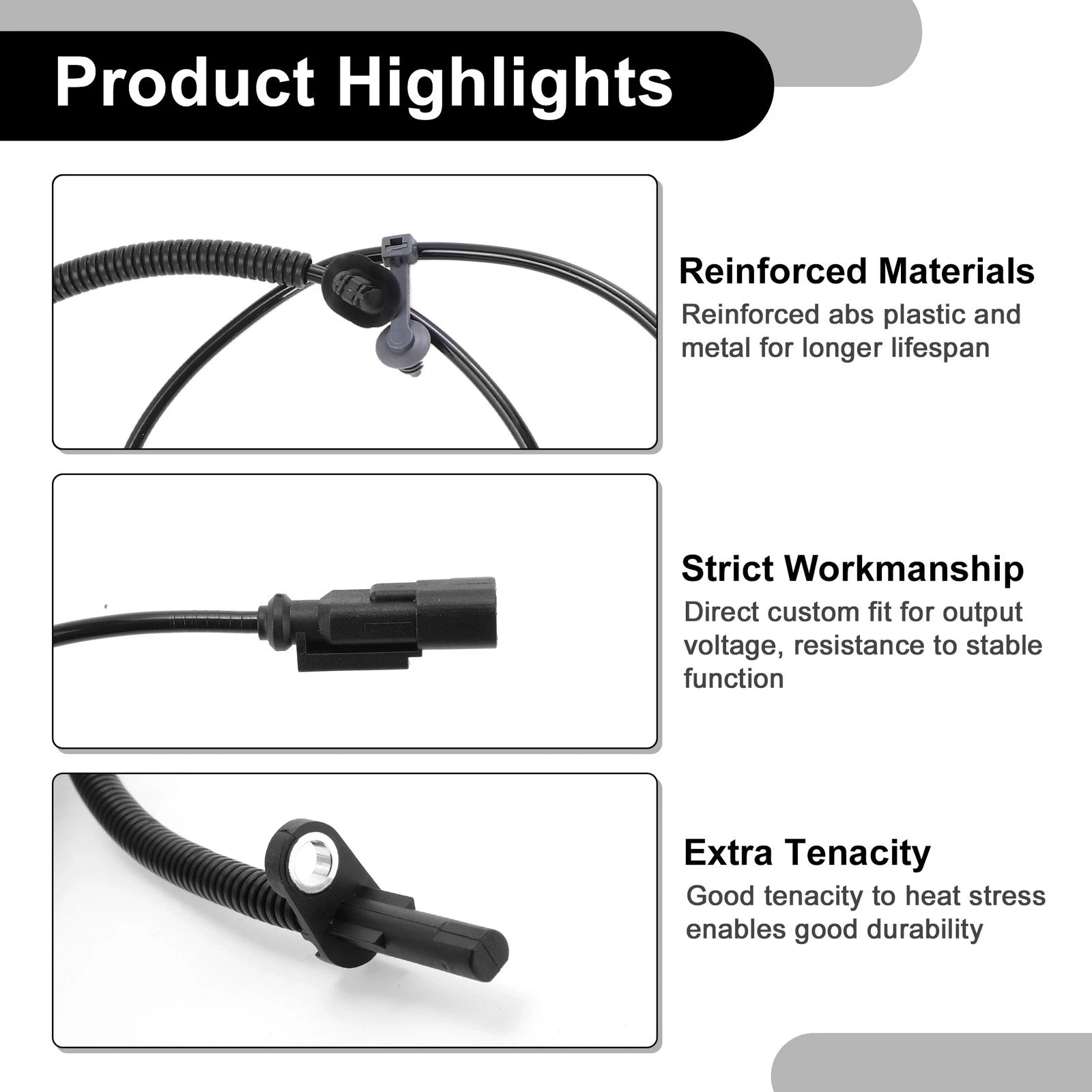 ABS Wheel Speed Sensor for Ford Mustang (2015–2020) FR3Z2C204A