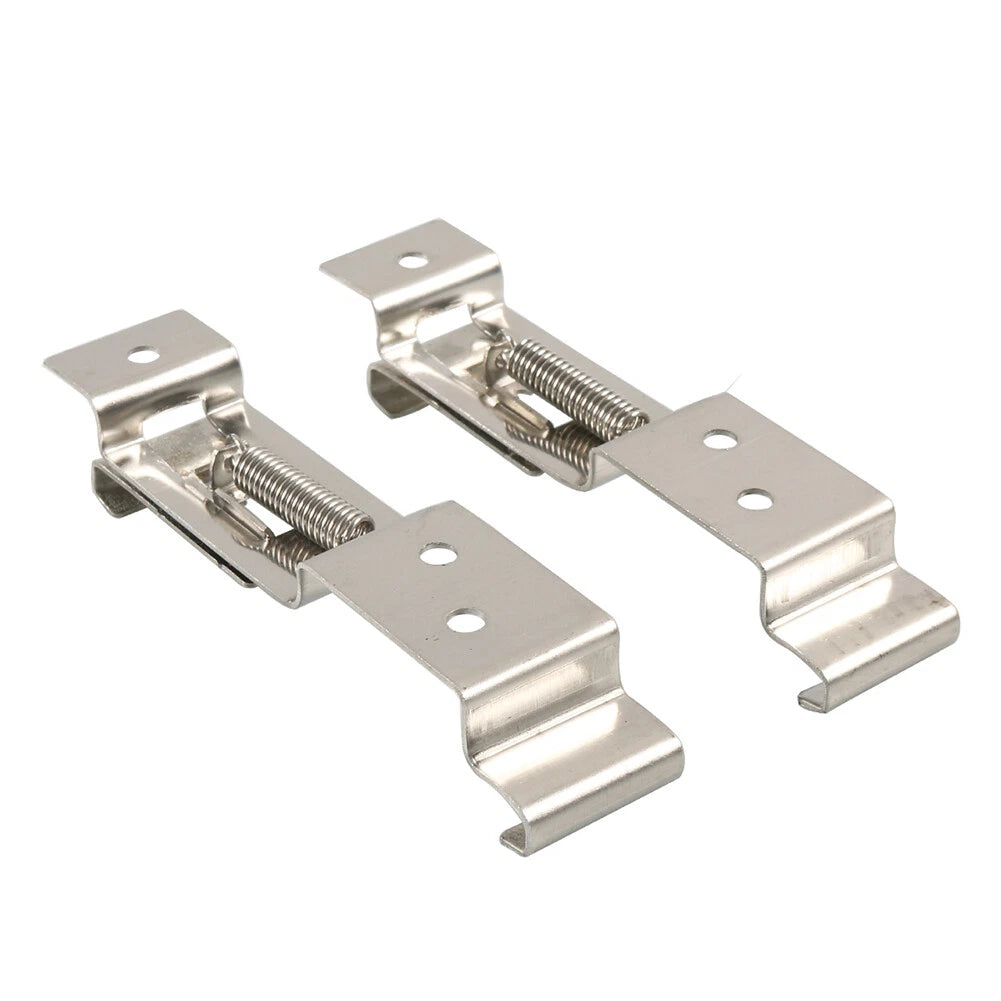 2X License Plate Frame Holder Clips for Car Trailer (Universal)