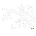 Fuel Lid Blind Rivet for