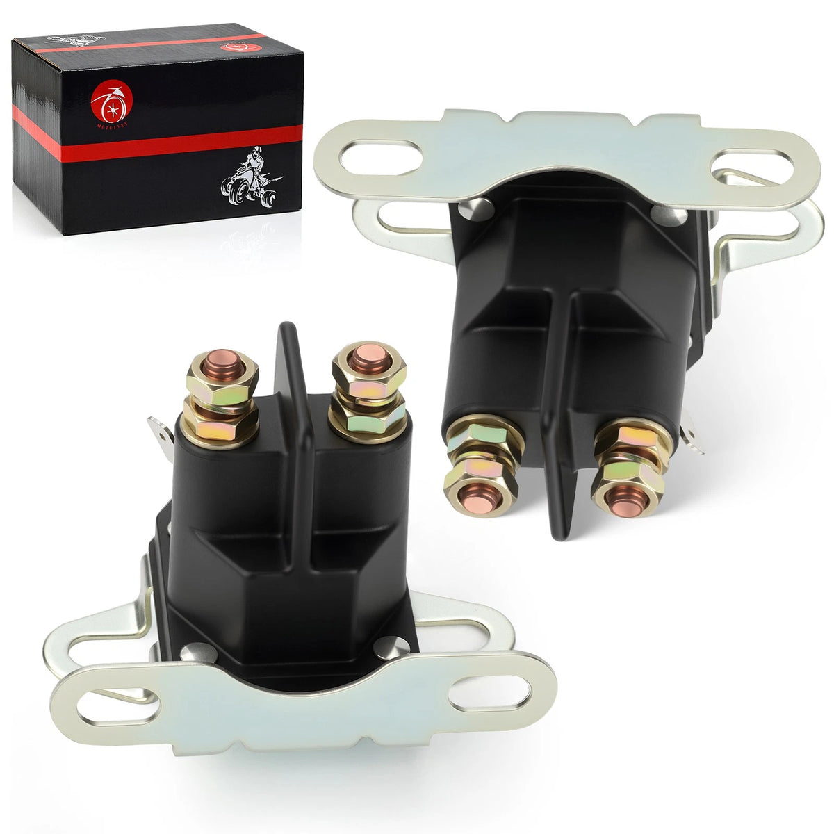 2 Starter Solenoid Relay for Polaris Indy Pro RMK Switchback Assault 800 (2014–2020) 4012358