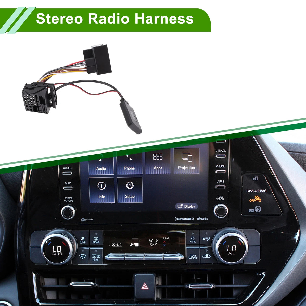 Stereo Radio Harness for Opel CD30 CDC40 CD70 DVD90 (16 Pin)