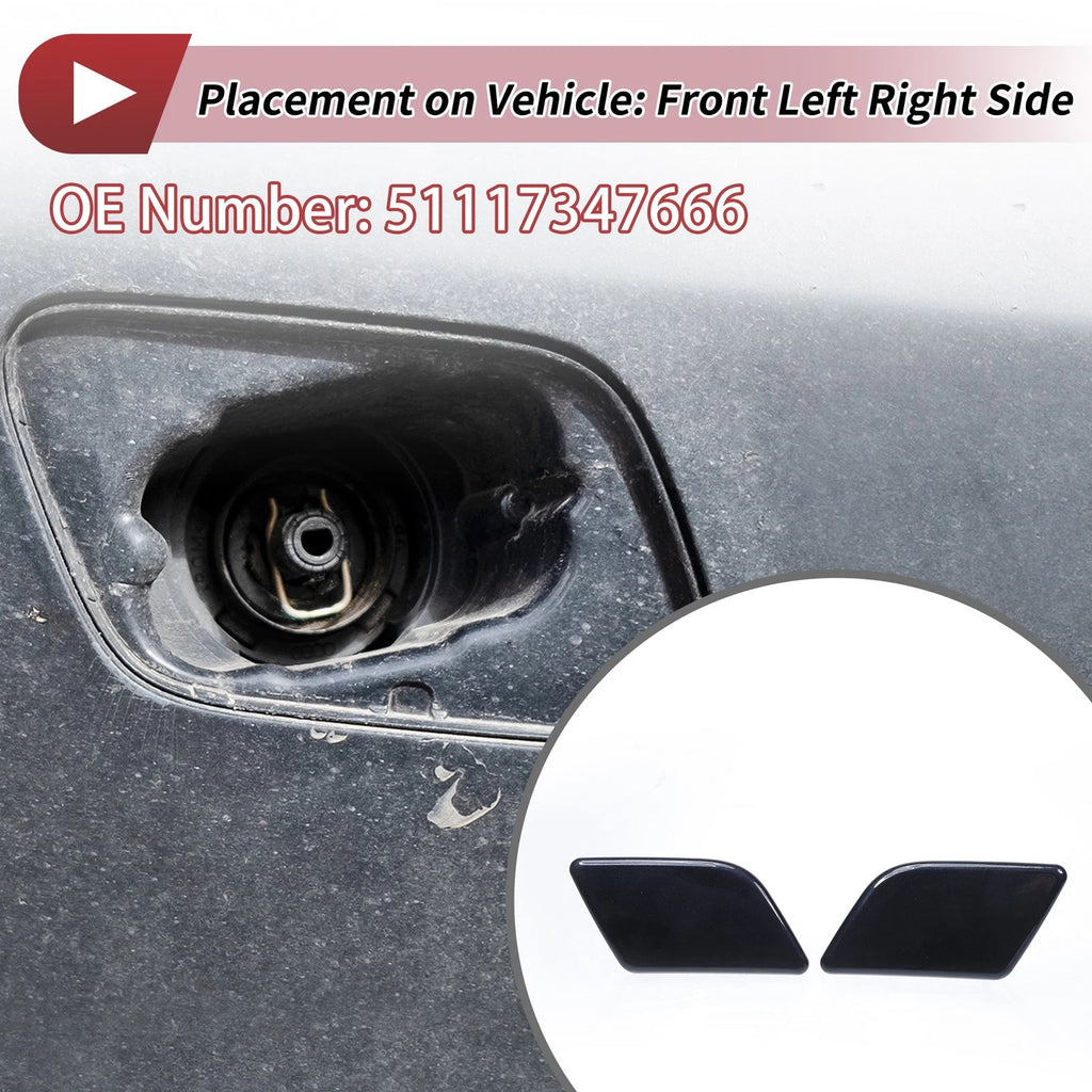 Washer Nozzle Cover Cap Front Left Right for BMW X1 (2013–2015)