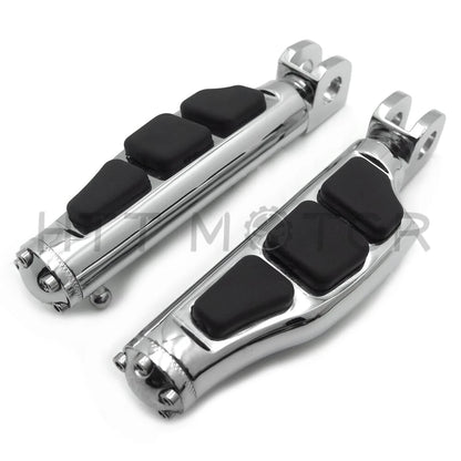 Chrome Flat Wing Footpegs for Suzuki Marauder 1600/Boulevard M90 (2004–2005)