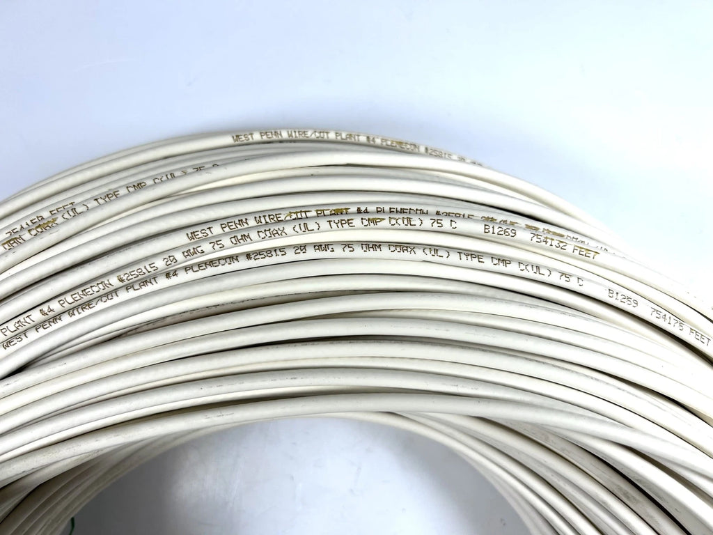Coax Cable 75 Ohm for West Penn Wire 25815 (1000 Ft)