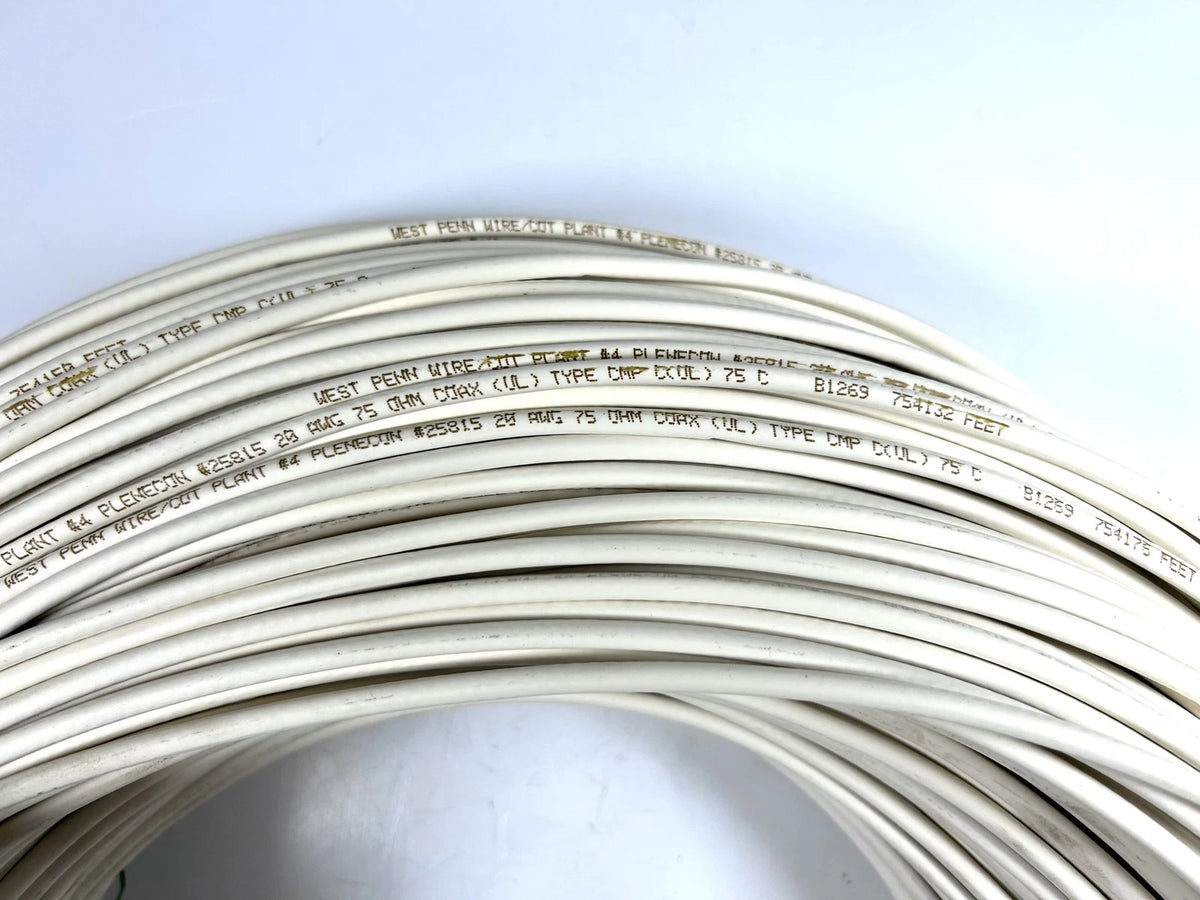 Coax Cable 75 Ohm for West Penn Wire 25815 (1000 Ft)
