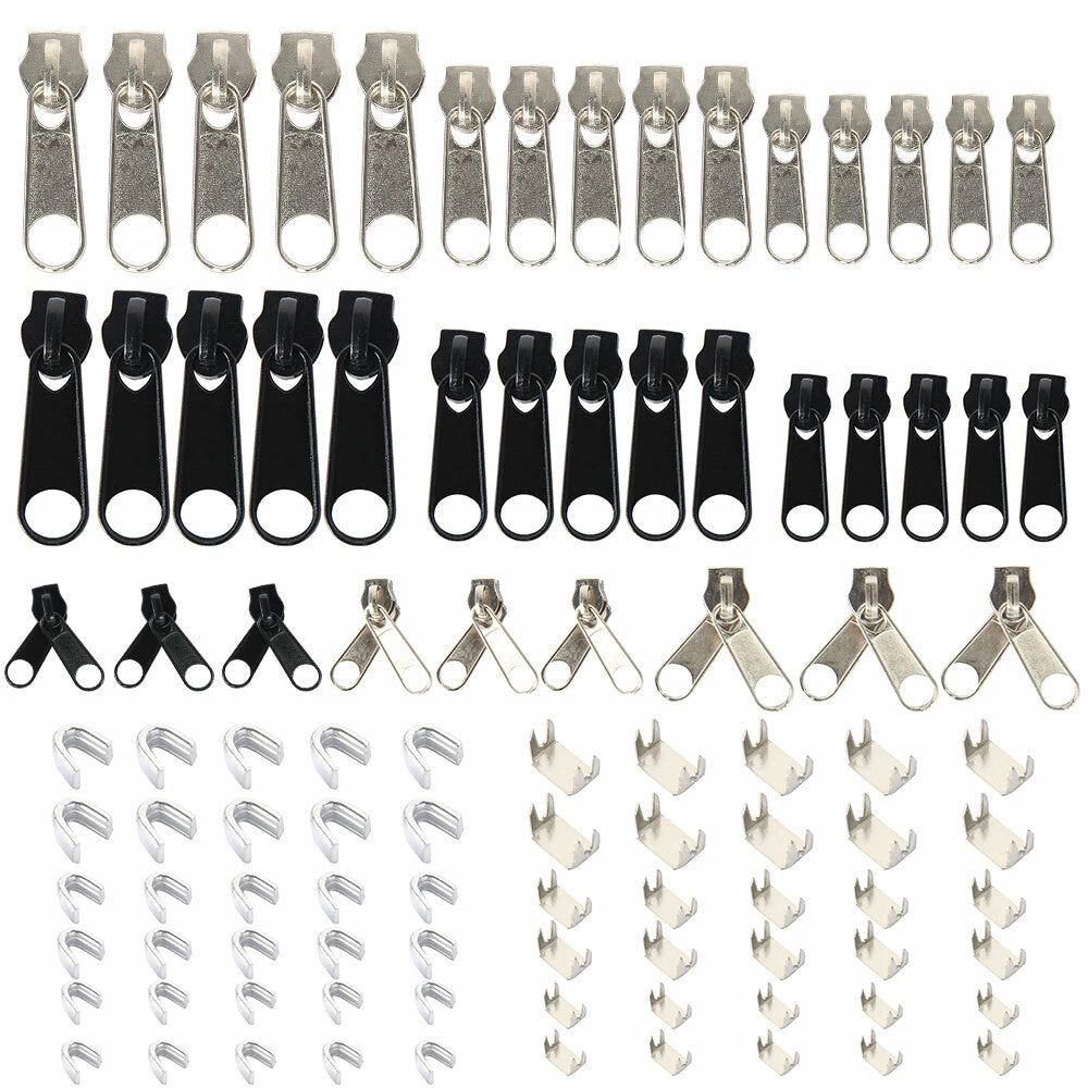84Pcs Zipper Slider Repair Kit for Various Applications