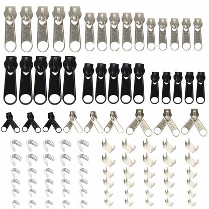 84Pcs Zipper Slider Repair Kit for Various Applications