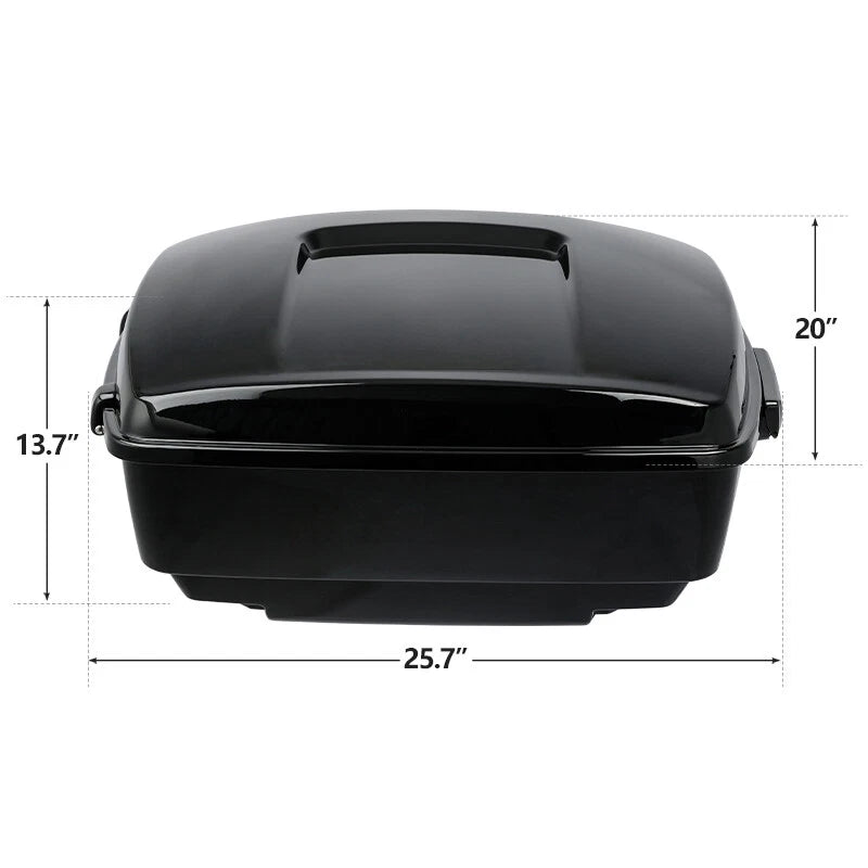 Trunk Backrest Pad Mount Rack for Harley Sport Glide FLSB (2018–2025)