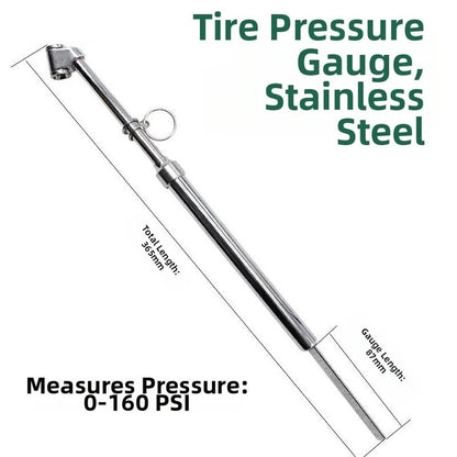 Heavy Duty Tire Pressure Gauge 160 PSI for Universal Use (2010–2023)