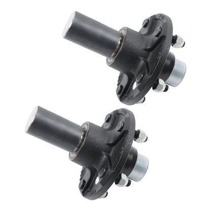 2 Pack Pre-Assembled Trailer Hub Spindle Kit for 5 on 5.5" (3500)
