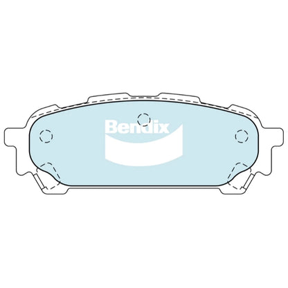 Set of 4 Bendix GCT Rear Disc Brake Pads for Subaru Forester (2003–2008)