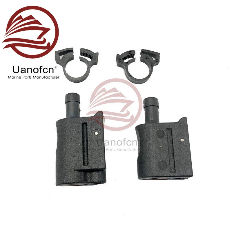 Fuel Line Hose Connectors Clips for Mercury Mariner Yamaha Outboards (5/16)
