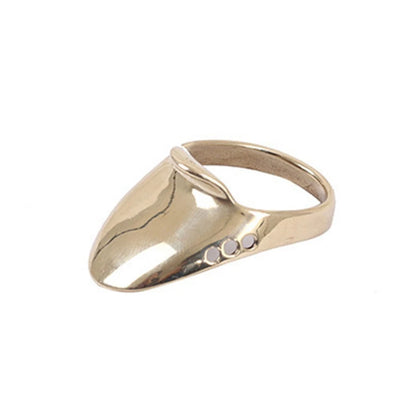 Brass Wrench Thumb Ring for Bow Shoot Hunting Finger Guard