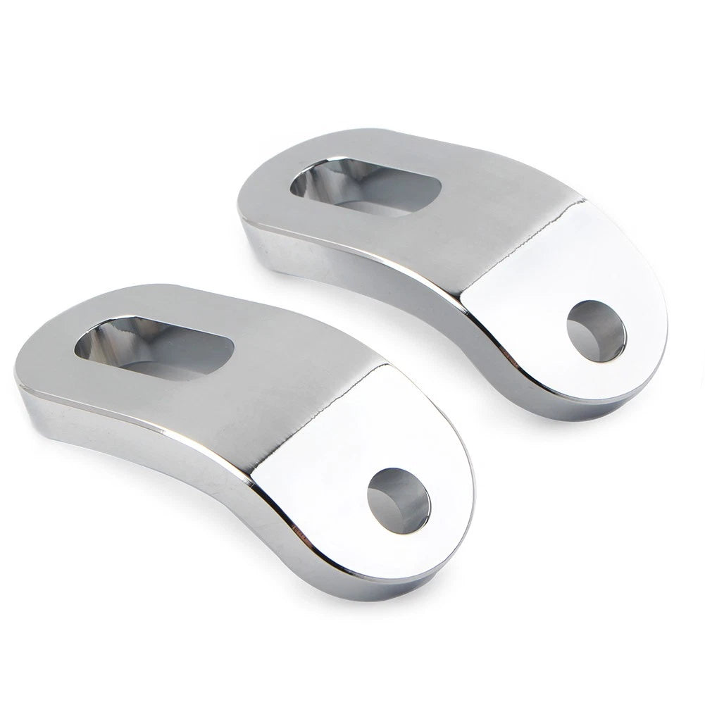 Touchless Tie-Downs Mount for Harley Touring Road King Electra Glide (Chrome)