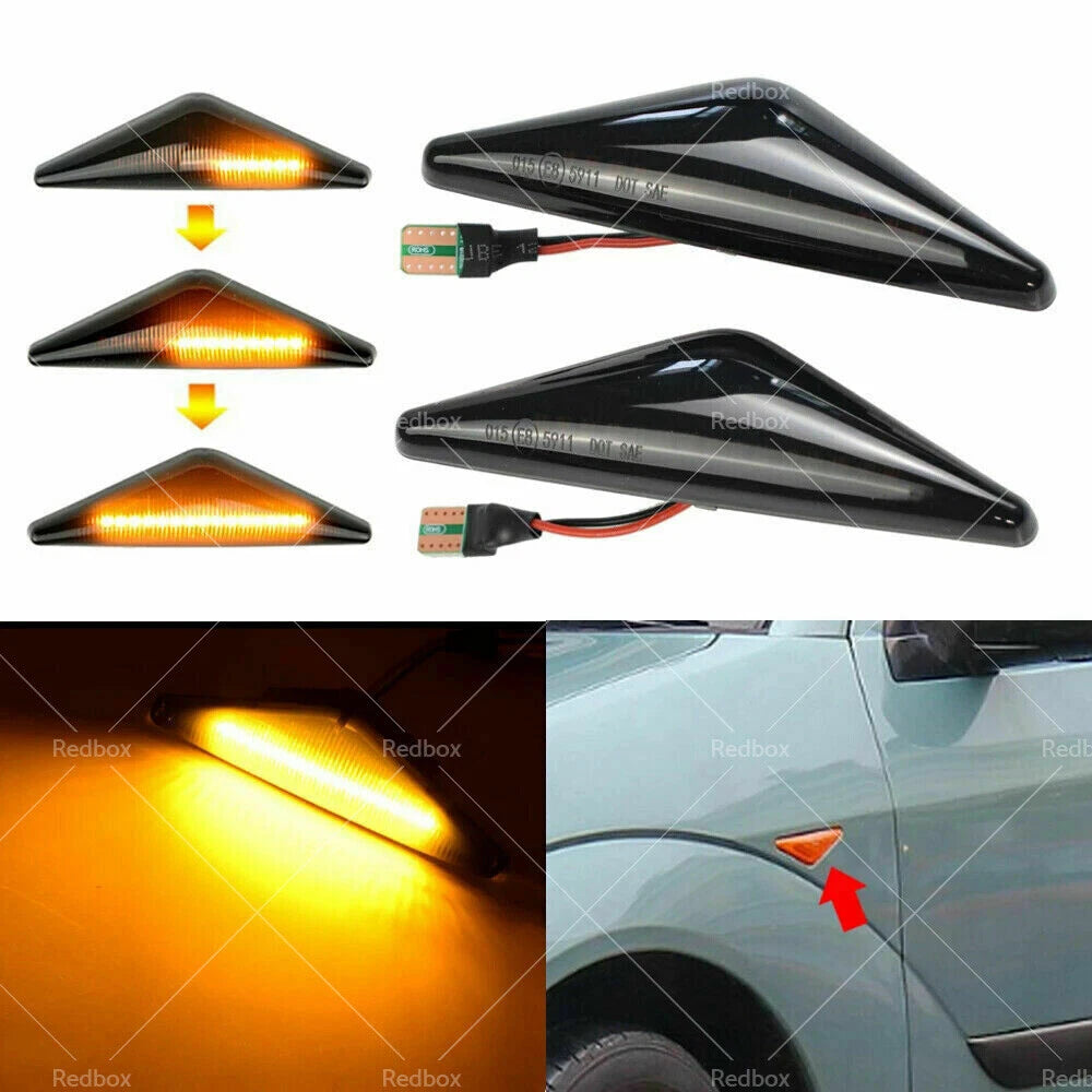 2X Side Flasher Light Indicator Guard for Ford Falcon (1998–2014)