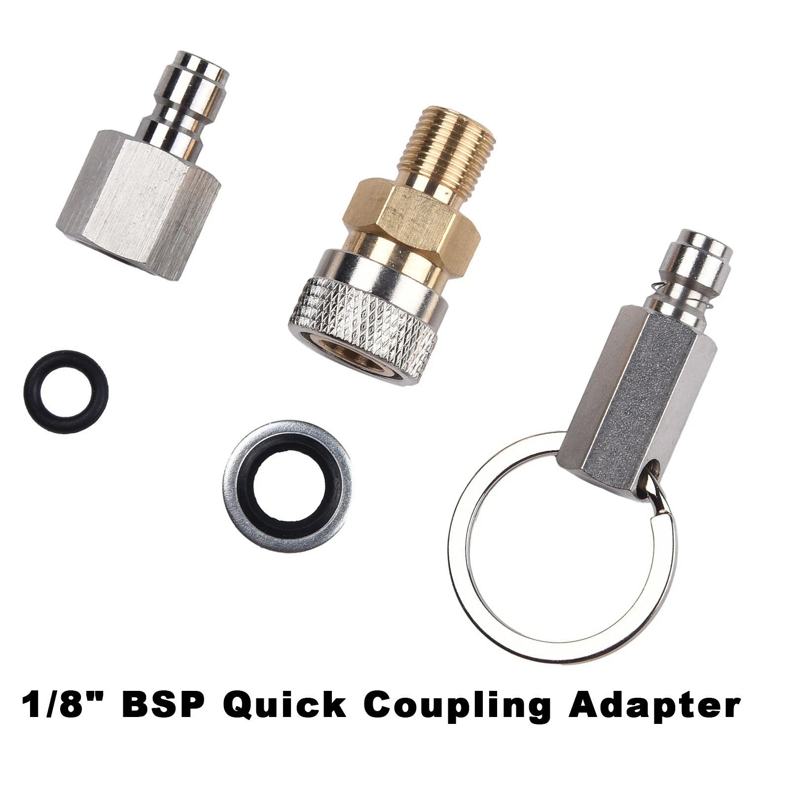 Quick Connect Socket for Cylinder Inflation (Stainless Steel)