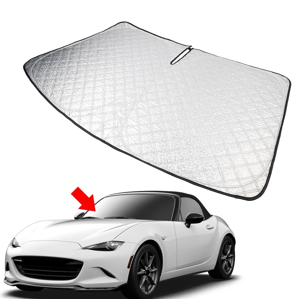Foldable Windshield Sun Shade Visor for Mazda MX-5 Miata (2017–2019)