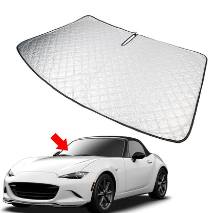 Foldable Windshield Sun Shade Visor for Mazda MX-5 Miata (2017–2019)