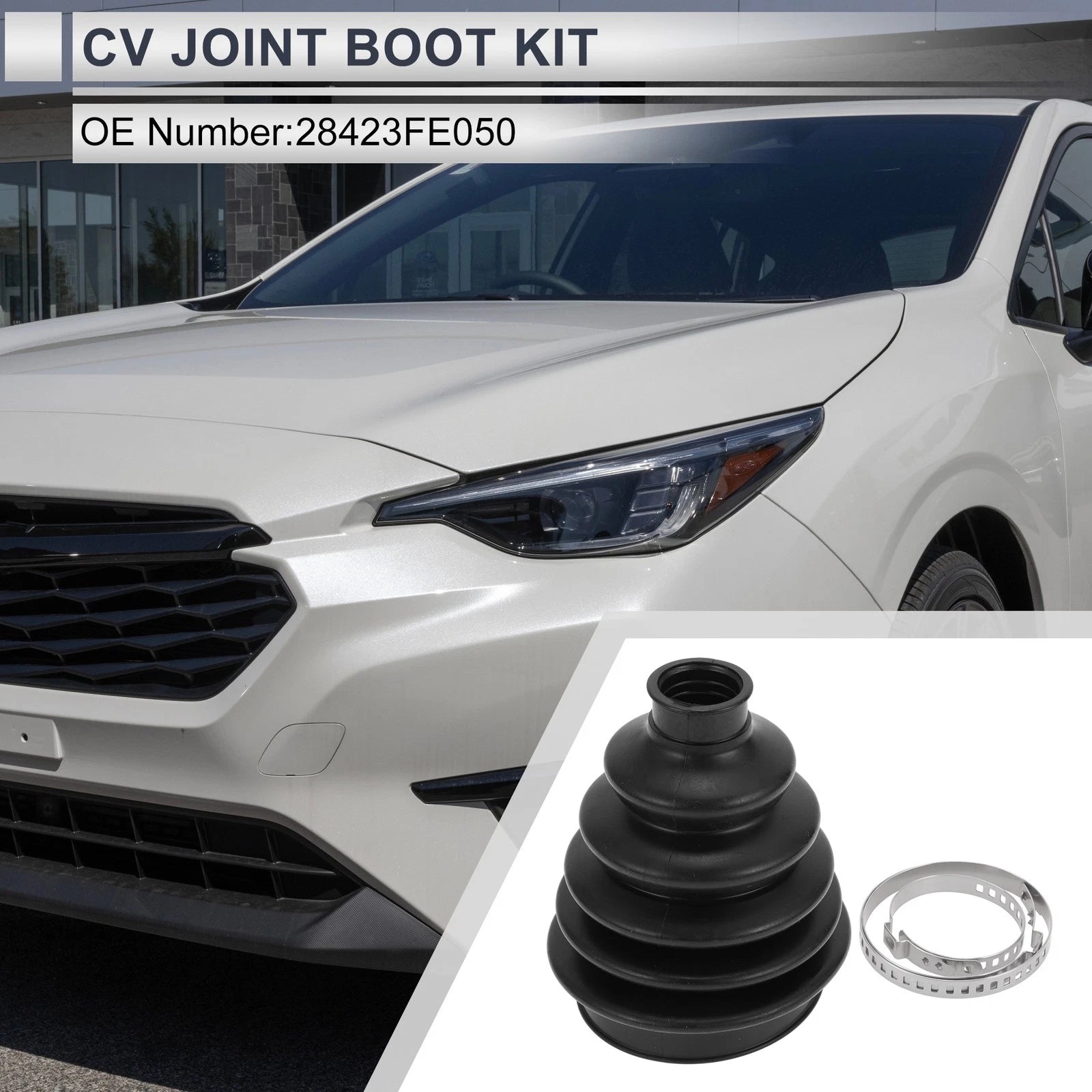 Inner CV Joint Boot Kit with Clamps for Subaru BRZ (2013–2020)