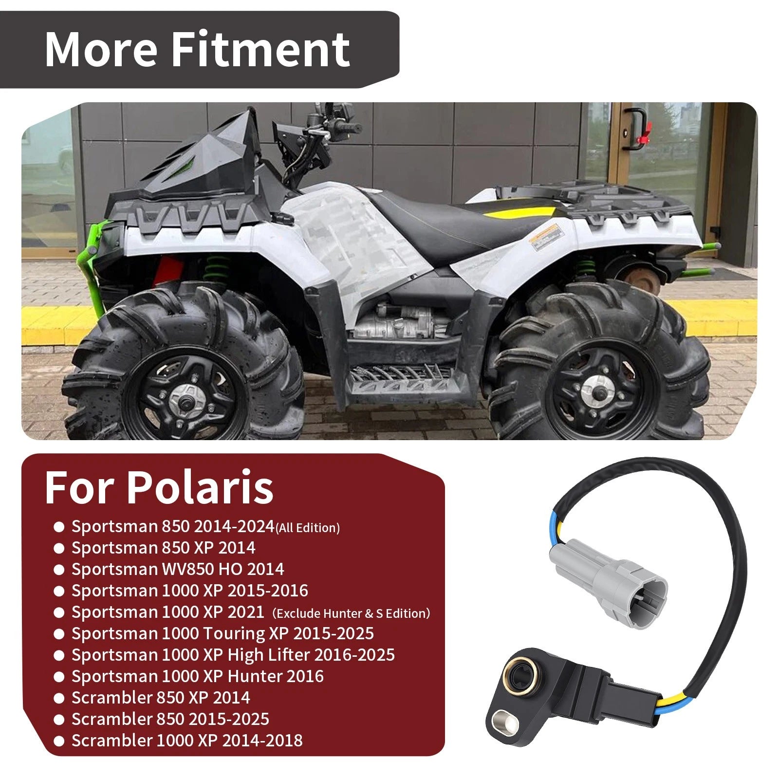 Throttle Position Sensor for Polaris Sportsman 1000 XP (2015–2025) 2412634