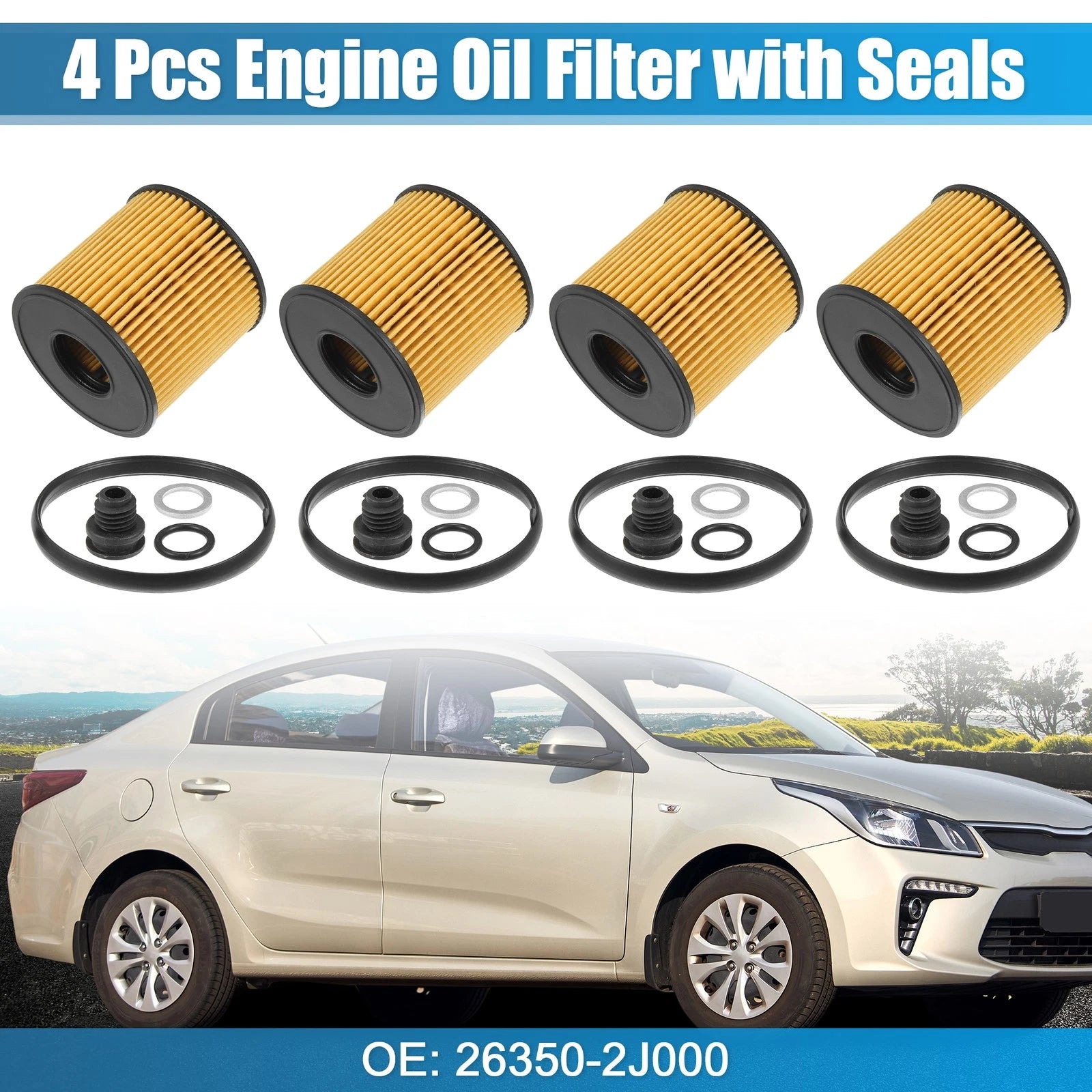 Engine Oil Filter Replacement for Hyundai Elantra (2011–2016)