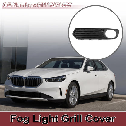 Front Left Fog Light Grill Replacement for BMW F20 (2011–2015) Black
