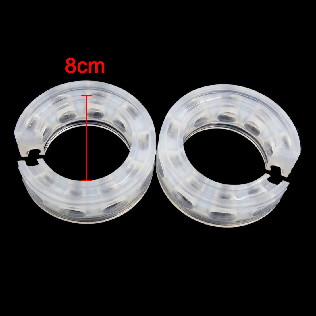 Set of 2 Rubber Shock Absorber Bumper Buffers for Type-D Car