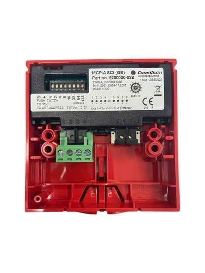 Manual Call Point MCP-A SCI for Consilium Salwico (5200030-02B)